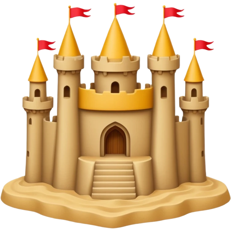 sand Moat castle emoji