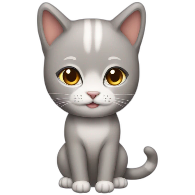 Cat wearing a unitard  emoji