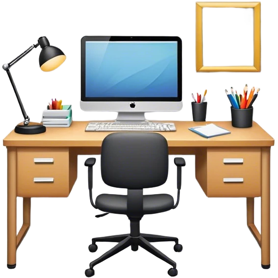 Office workstation emoji