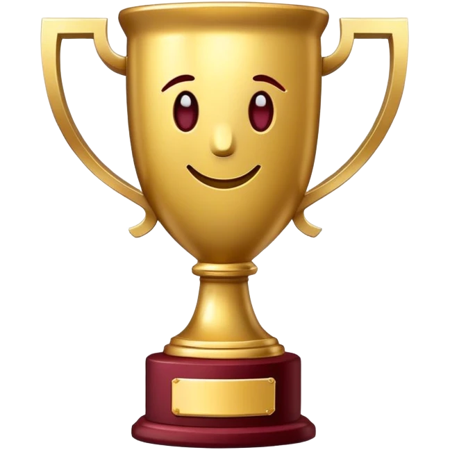 trophy with maroon acc emoji