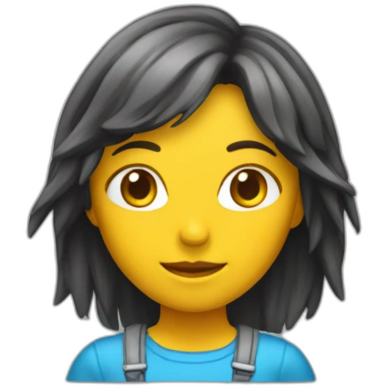 Chica de limpieza emoji