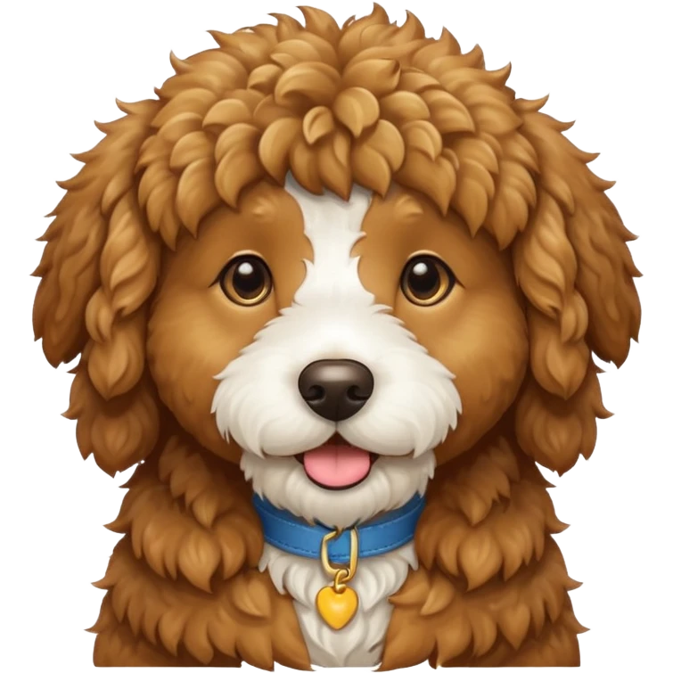 golden doodle dog emoji
