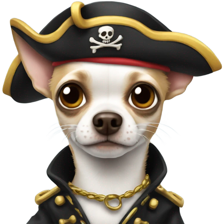 Chihuahua pirate emoji