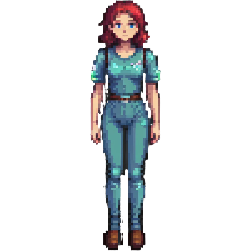full body female human character emoji
