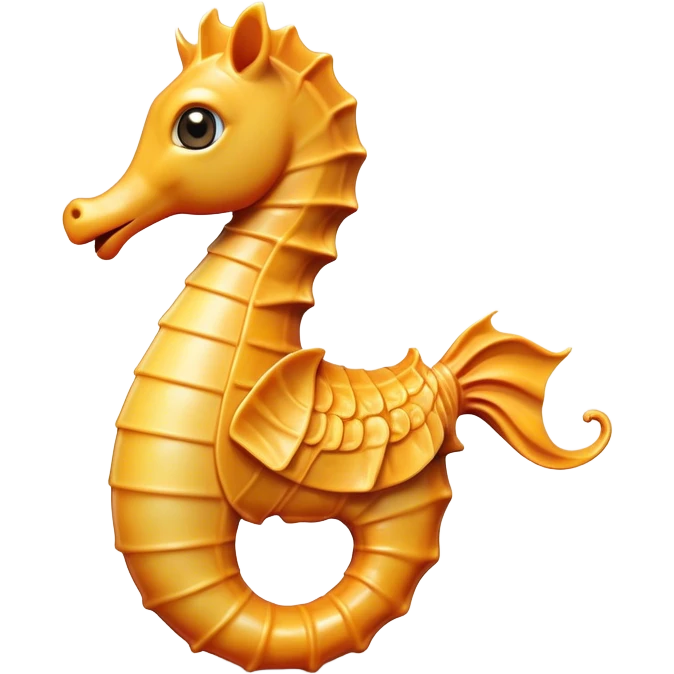 Cinematic Comical Sea Horse Portrait Emoji, Head tilted dramatically with an exaggeratedly amused expression, featuring a delicately curved body with a whimsically coiled tail and wide, comically expressive eyes full of playful disbelief, Simplified yet hilariously expressive features, highly detailed, glowing with a slightly sassy aquatic glow, high shine, dramatic yet playful, stylized with an air of quirky marine mischief, soft glowing outline, capturing the essence of a meme-worthy sea horse that looks ready to drift its way into viral fame! emoji