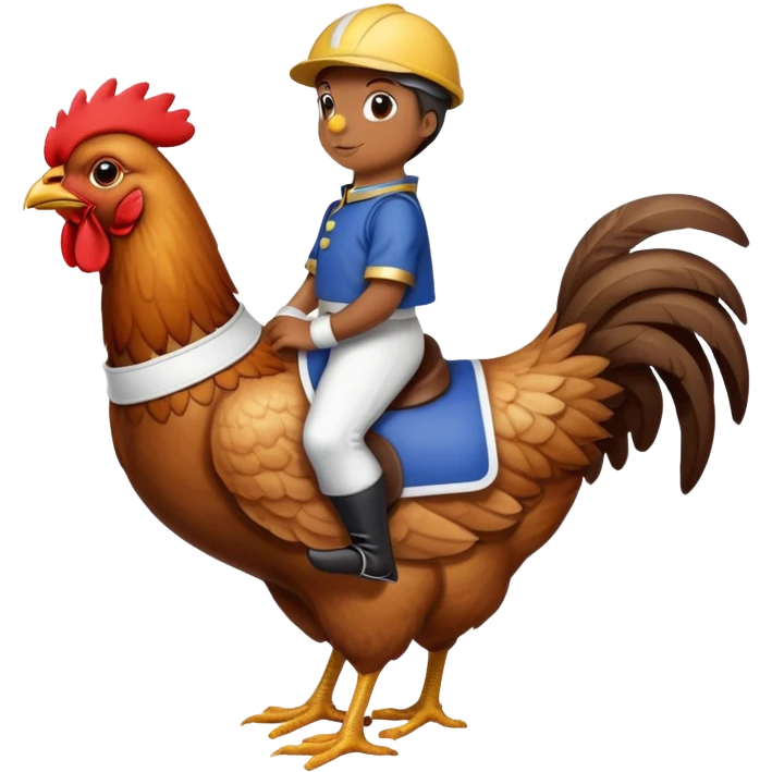 chicken jockey  emoji