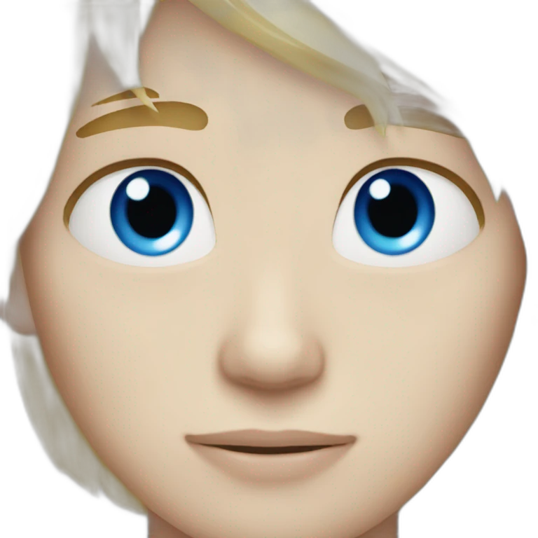 boy white skinned blond hair blue eyes emoji