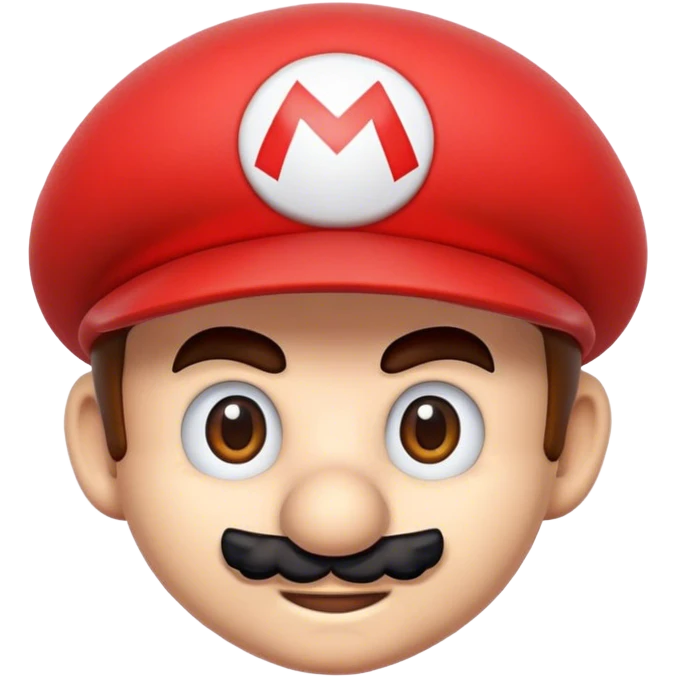 A Super Mario emoji. emoji