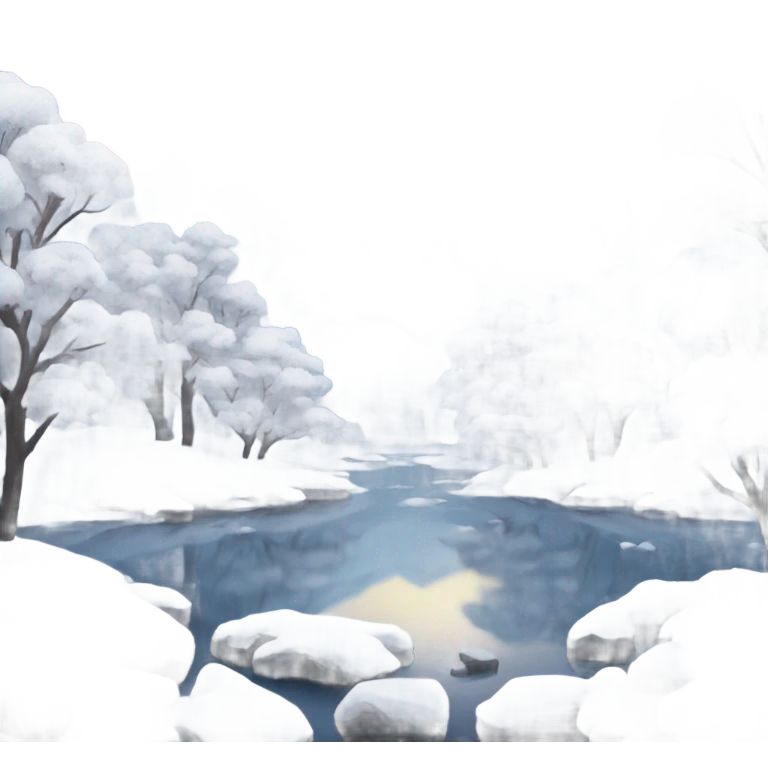 Winter nature emoji