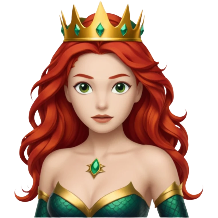 mera from aquaman with a small crown emoji
