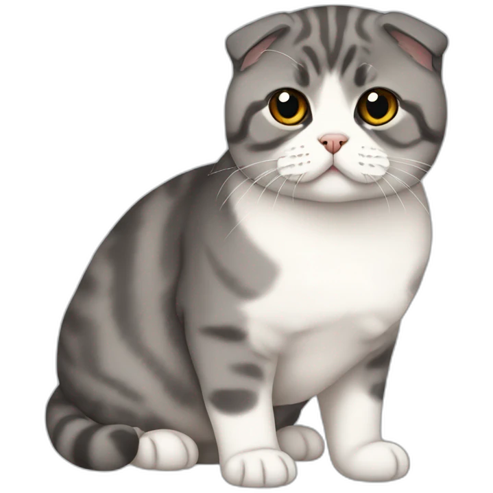 Scottish fold emoji