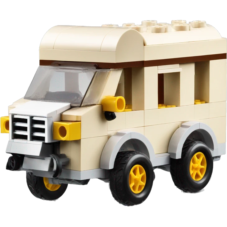 Lego horse drawn 4 wheel caravan  emoji