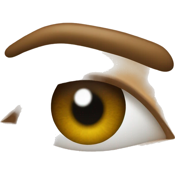 👀 but the right eye looking towards the right side emoji