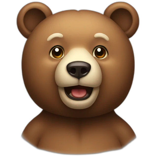 iPhone bear  emoji