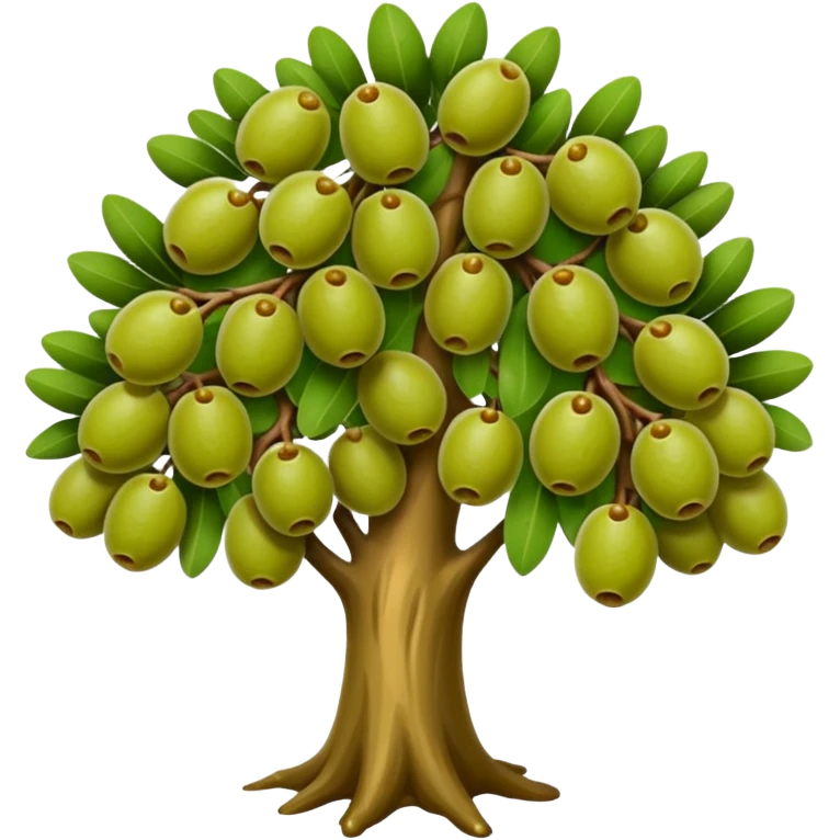 Árbol de olivas emoji