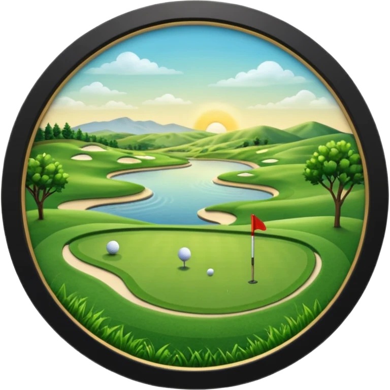 golf course emoji