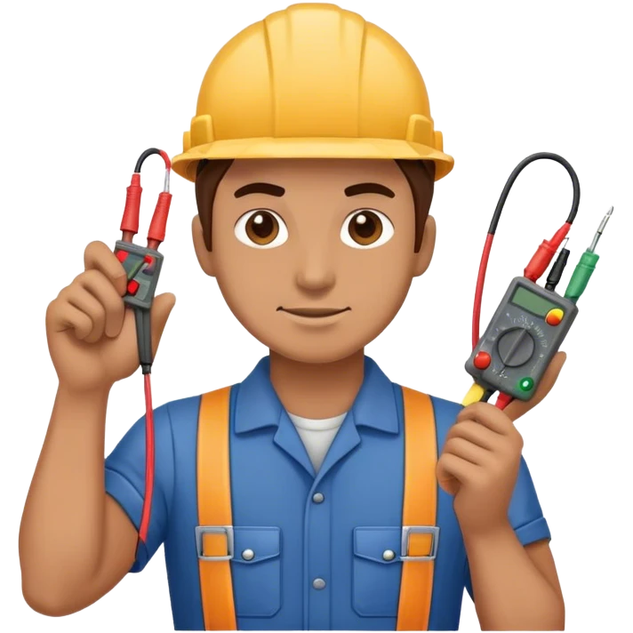 electrician holding wires emoji