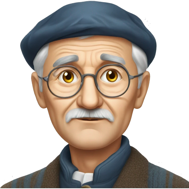 Dmytro Pavlychko, Ukrainian writer of the twentieth century, an elderly man emoji
