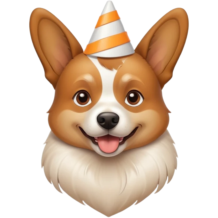 Dog with cone emoji