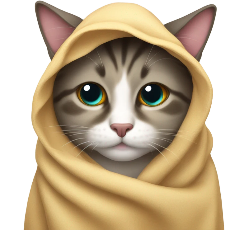 Gatos en manta emoji