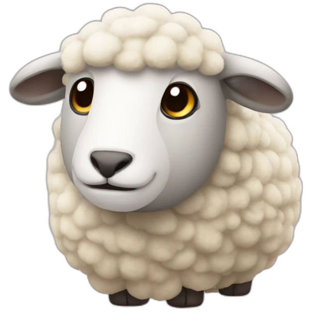 stuffed animal sheep emoji