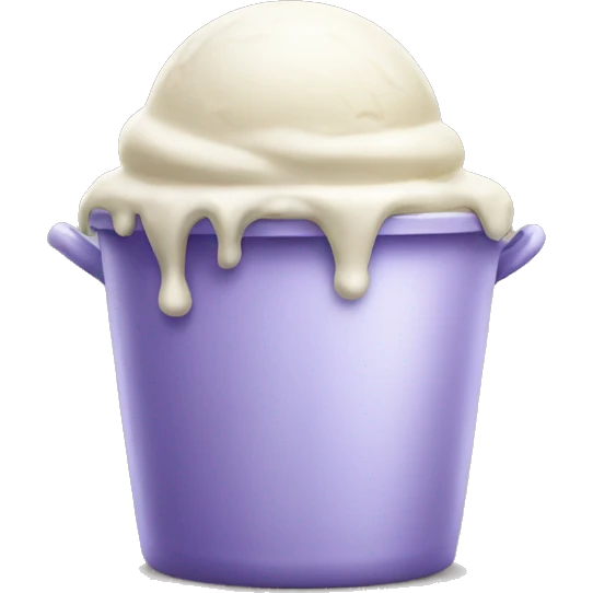 tub of icecream  emoji