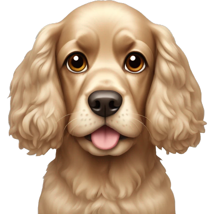 a cocker spaniel  emoji