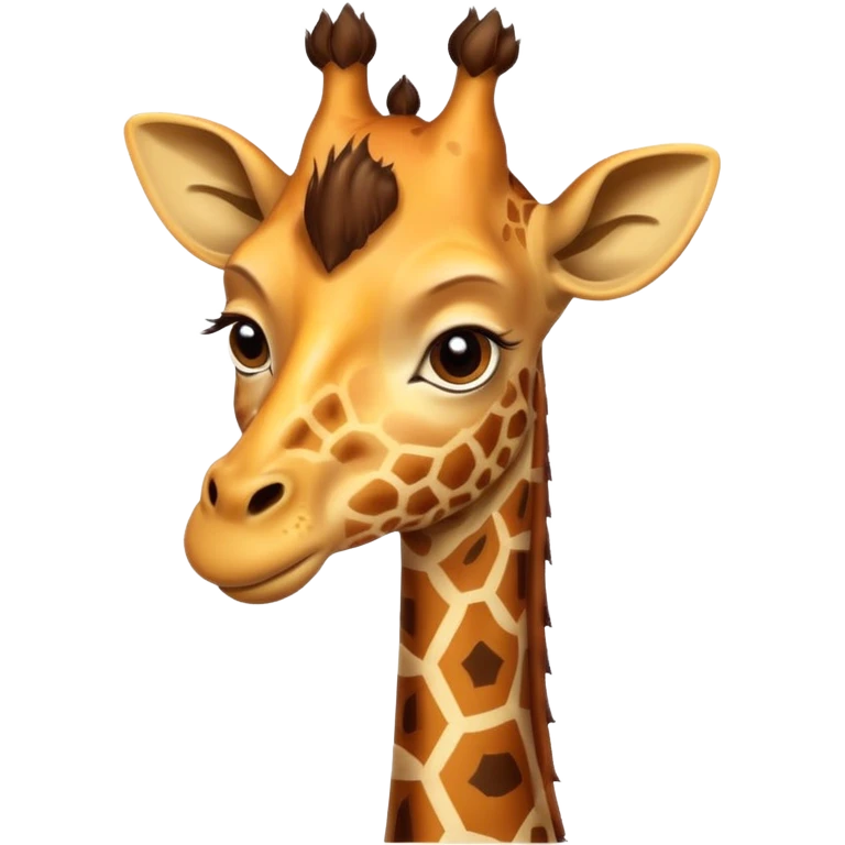 Ful Mor zürafa emoji