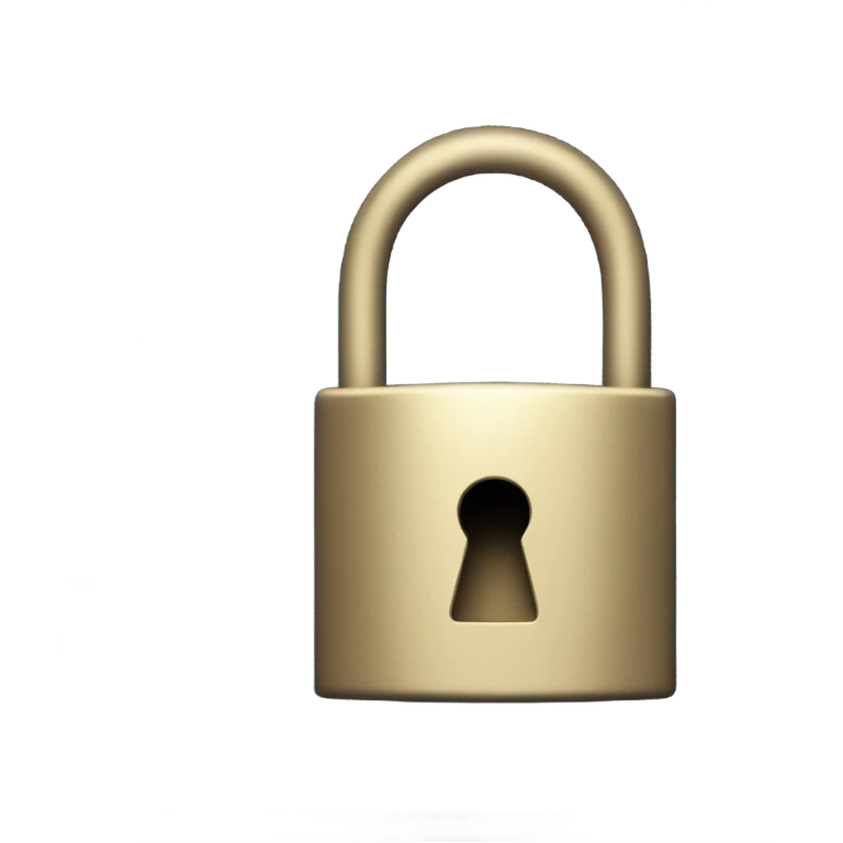 Dark blue door lock emoji