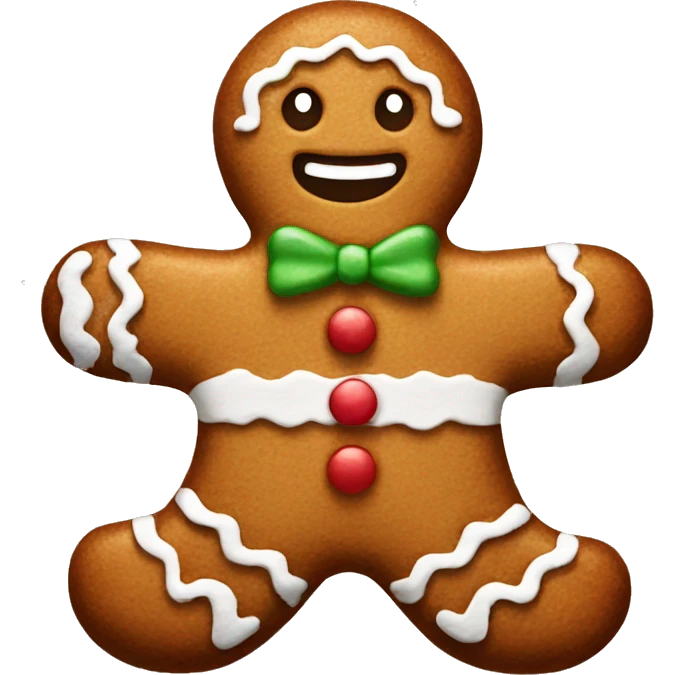Gingerbread man  emoji