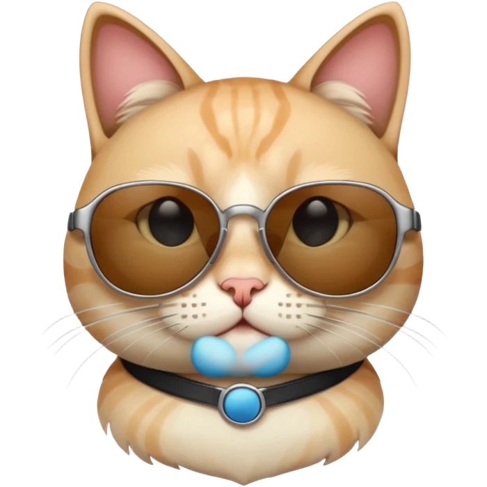 Cat wearing sunglasses emoji