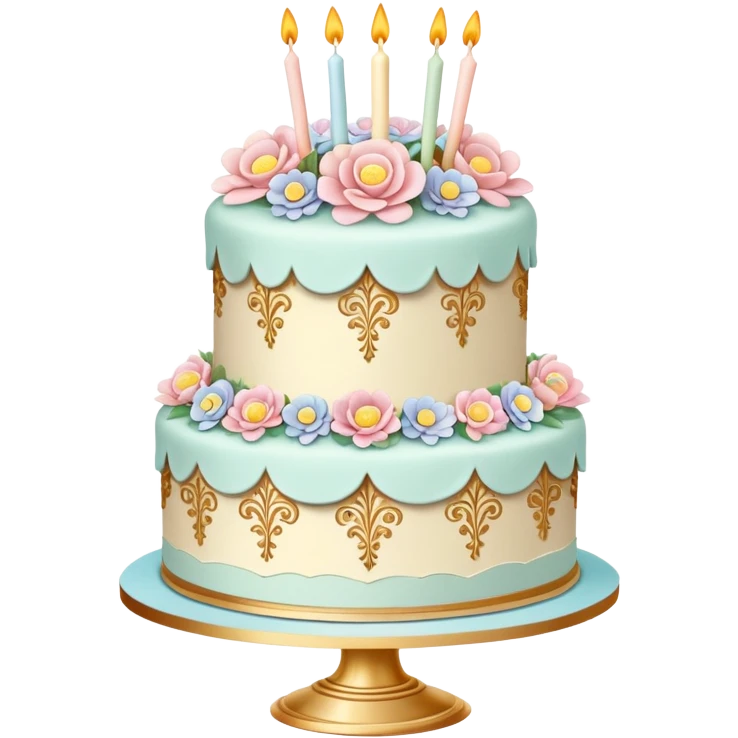 Vintage Cake emoji
