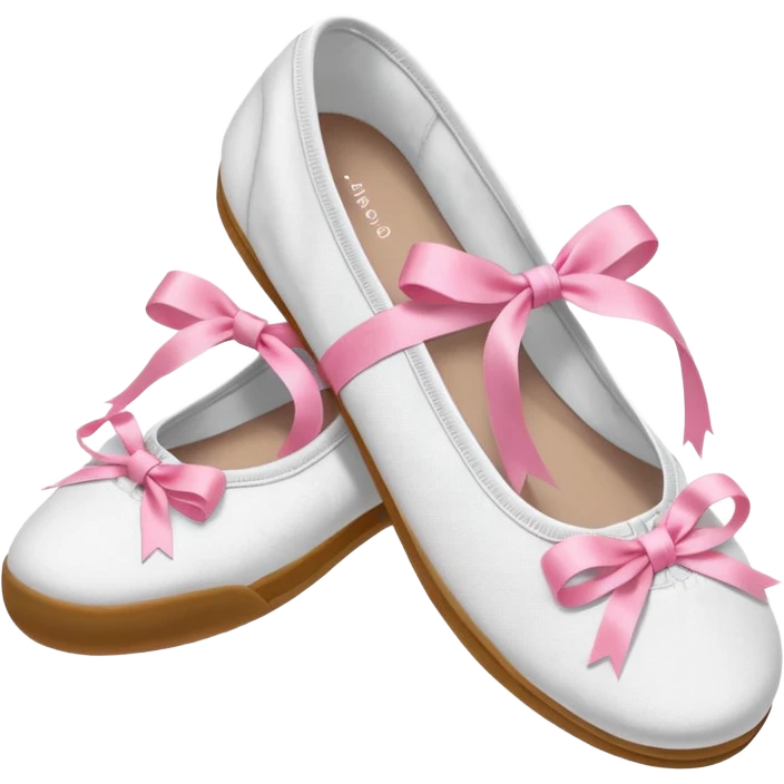 Ballet sneaker flats  emoji