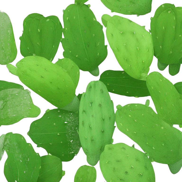 nopal white background emoji