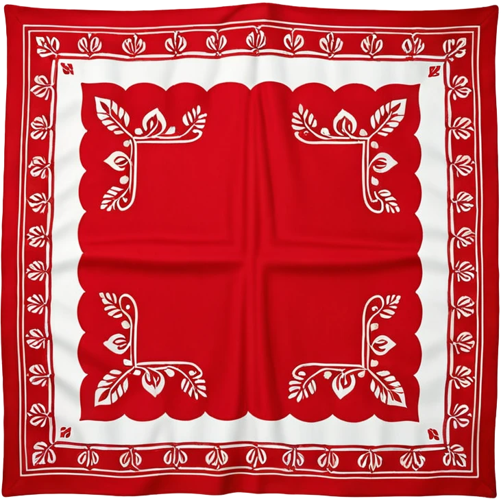 Bandana table cloth emoji