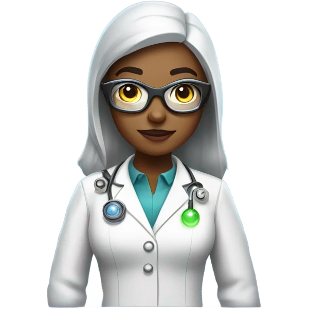 Science wizard hot lady  emoji