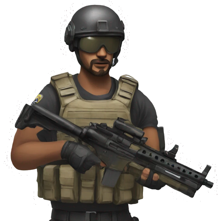 can you make this image into a emoji a emoji about rainbow six seige emoji