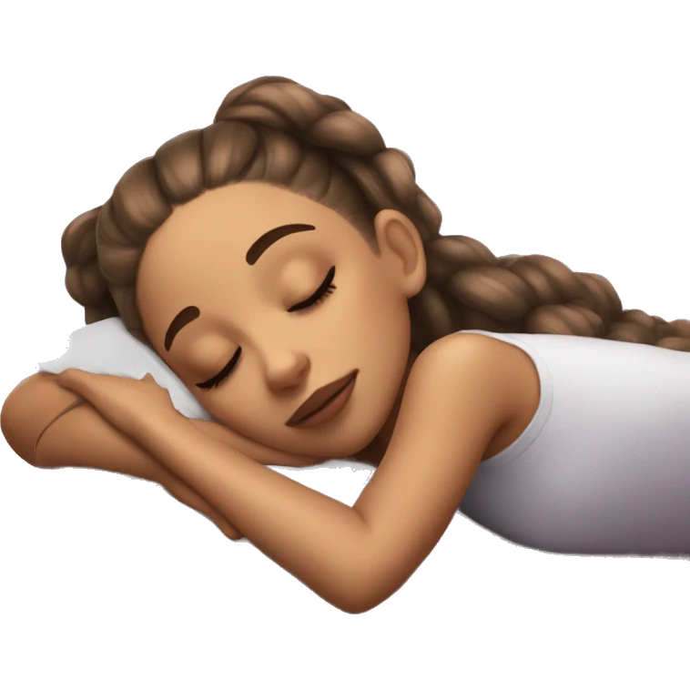 Ariana Grande sleeping emoji
