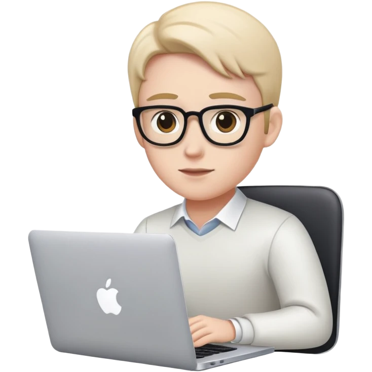 Business meeting online macbook emoji