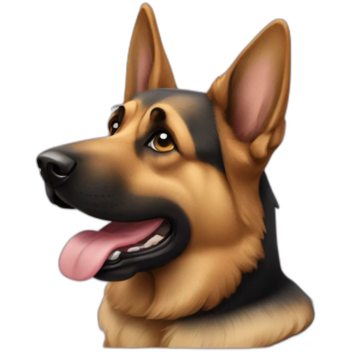 german shephard dog emoji