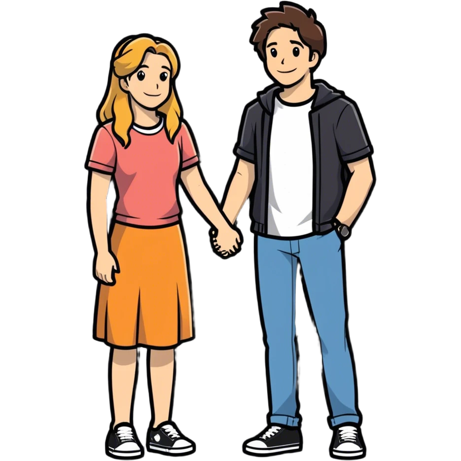 Ross and Rachel  emoji