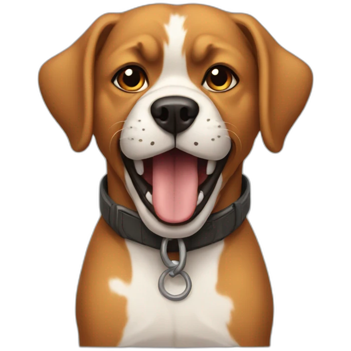 fighting-dog emoji