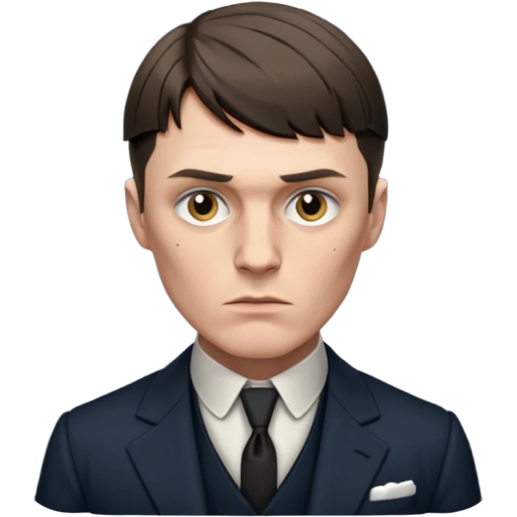 Tommy Shelby make his face exact  emoji