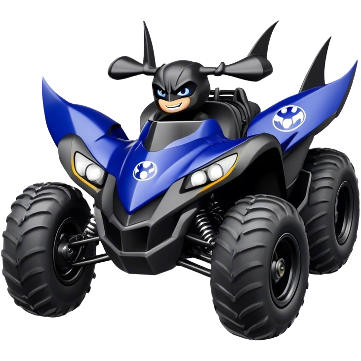batmobile atv banshee yamaha with a smile emoji