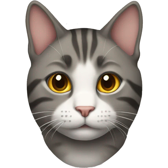 Cat on emoji emoji
