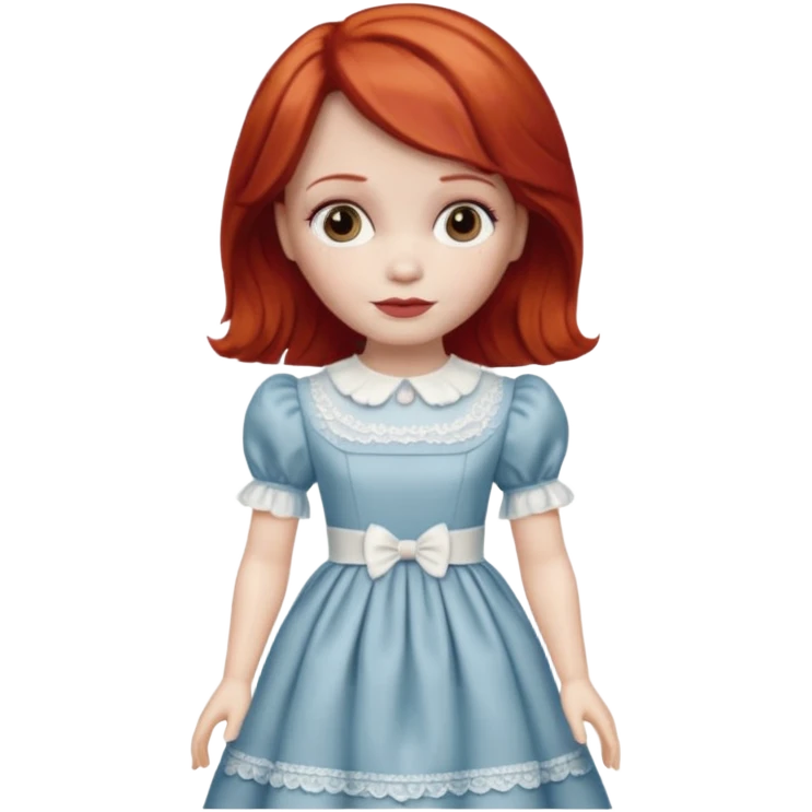 annabelle doll red hair emoji