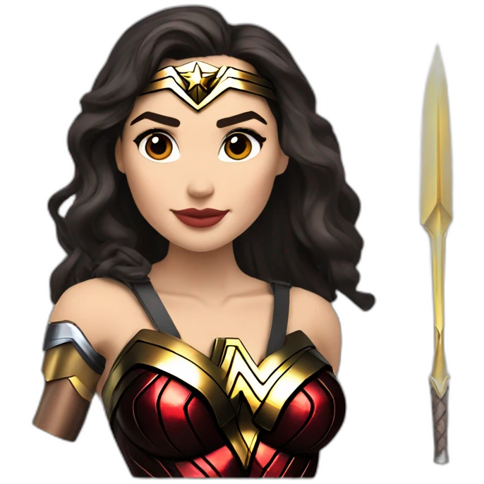 Gal gadot as wonder woman emoji