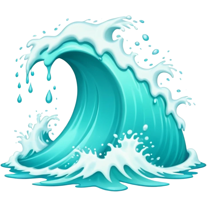 spilling the sea emoji