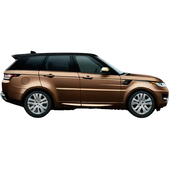 brown Range Rover sport car emoji