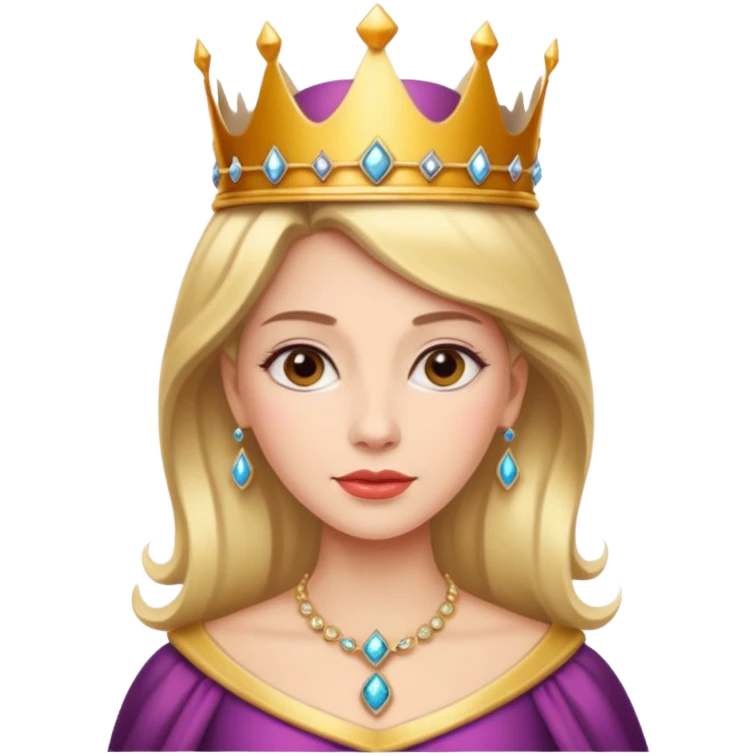 beautiful queen emoji